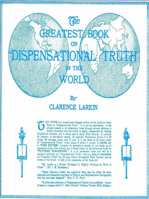 cover image of The Greatest Book on Dispensational Truth in the World